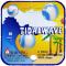 TIDAL WAVE - MEGA MARBLES - MEGA MARBLES 6X25mm (FACE)